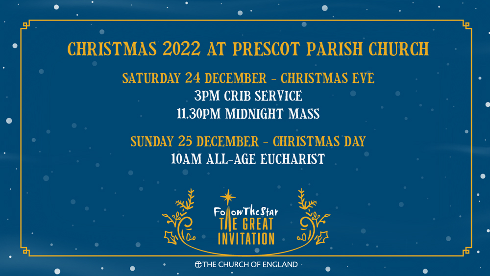 Christmas Eve & Christmas Day at Prescot Parish Church